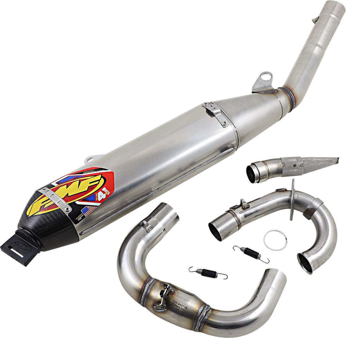 FMF Exhaust System Factory 4.1 RCT Megabomb Carbon End For Yamaha YZ 450 F 2020-2022